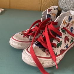 Dinosaur Converse Size 11 Kids