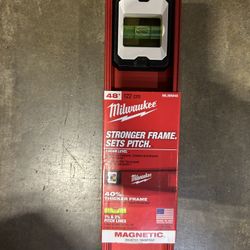Milwaukee Magnetic I-Beam Level. 48 Inches 