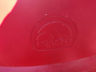 Two 57 L igloo coolers Anaheim Angels red