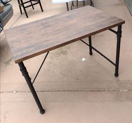 Industrial Style Dining Table Desk 43" wide