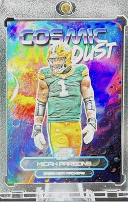 2025 Topps Chrome Cosmic Dust CD-20 Micah Parsons Green Bay Packers CASE HIT