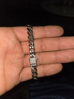 Silver braclet 7" 5mm