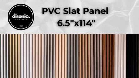 PVC Slat Panel 6.5"x114"