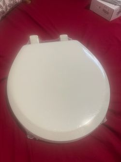 White Toilet seat