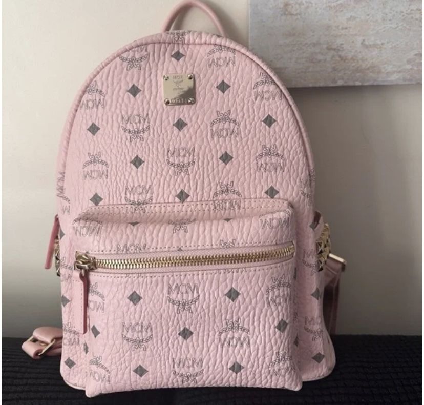 MCM Backpack Authentic Light Pink edition