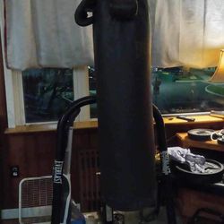Weights And Punching Bag