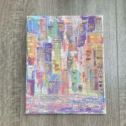 CANVAS HAND PAINT ART PICTURE 14x11