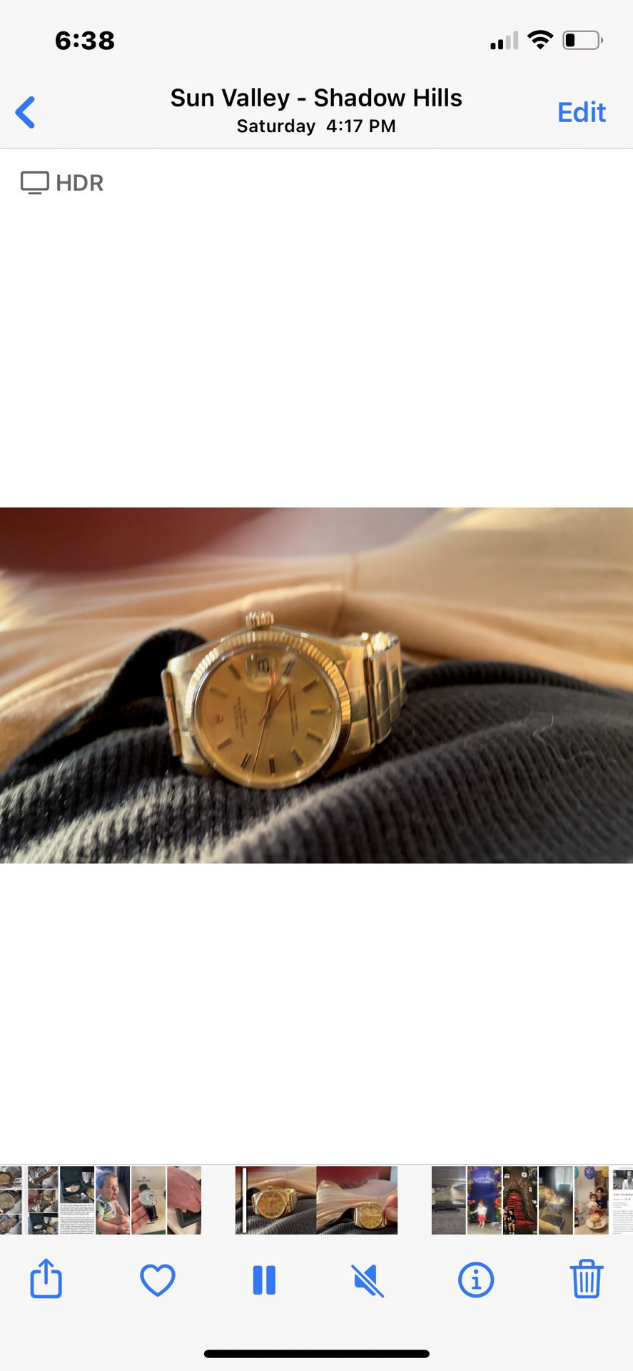 Rate Rolex All Gold Date Just 1503