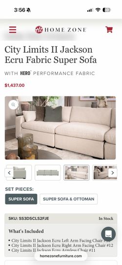 New 13’ sofa