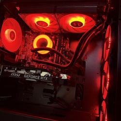 Custom Gaming PC – Ryzen 7 3700X | RTX 2060 | 16 GB RAM | 500 GB SSD | AIO Water Cooled | Plug & Play, Ready to Game