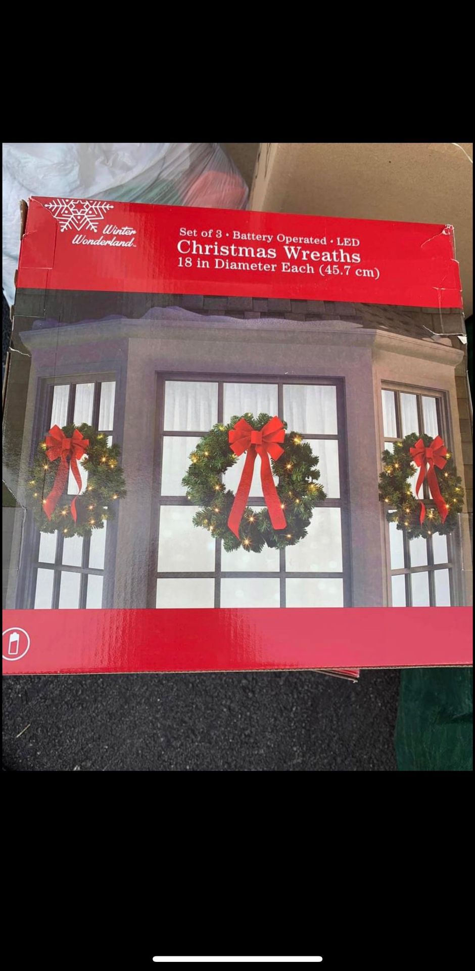 Christmas wreaths (3 per box)