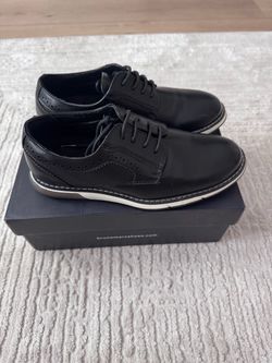 Boys Black Casual Dress Shoes - Size 3Y