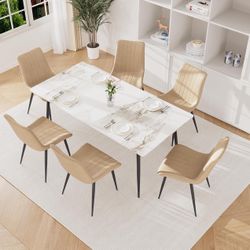 6 Brand New Modern Dining Room Chairs 