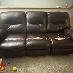 Free Recliner Couch With Cover