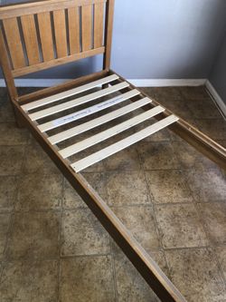 Twin Size Bed Frame With Mattress