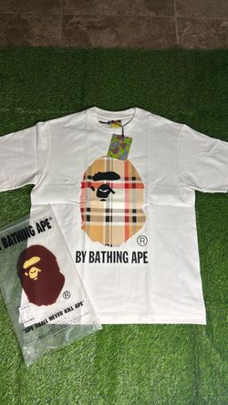 A Bathing Ape BAPE Plaid Graphic T-Shirt