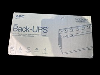 APC Back-UPS 600VA, 330W Battery Backup & Surge Protector (Brand New in Box)