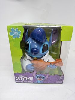Disney Stitch Dancing Elvis Figure – 9" Musical Animatronic Toy with Box