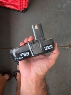 Ryobi 18V ONE+ 1.5Ah Lithium-Ion Compact Battery 
Tested, working. Obo