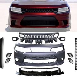 Fits 15-22 Dodge Charger Scat Pack SRT 392 Hellcat Front Bumper Cover - PP