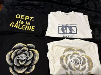 Designer T Shirts DIOR GUCCI LV CHANEL GALERIE BURBERRY