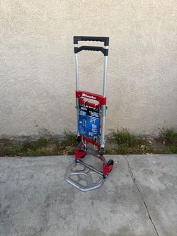 NEW Milwaukee 150-lb Capacity 4 -Wheel Multiple colors/finishes Aluminum Convertible hand truck
