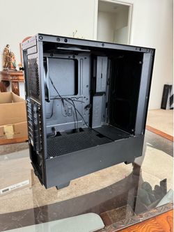 NZXT H510 Mid-Tower PC Case (Black) + EVGA 450W BR Power Supply
