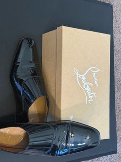 Christian Louboutin Greg On Flat Loafers – Black Patent Leather – Size EU 46 (US 13) – Mint Condition