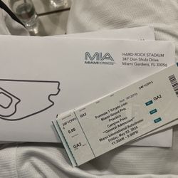 Formula 1 Miami General Admission Tickets