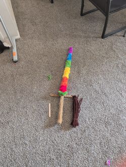 Pipe cleaner sword