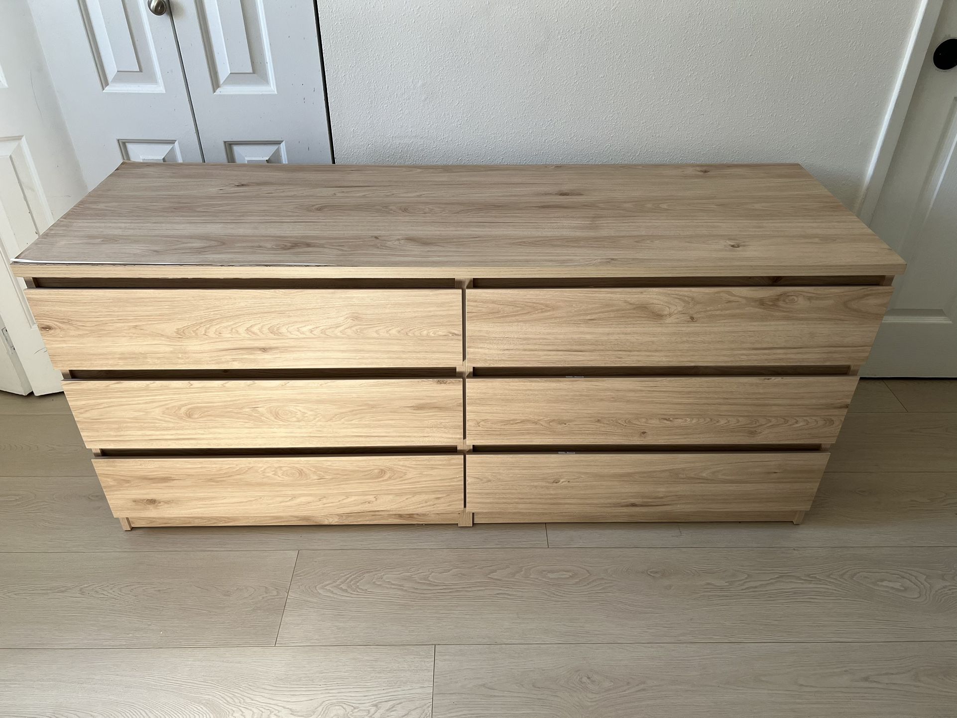 Six Drawer Double Dresser
