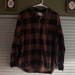 Old Navy Brown And Black Flannel Size XL
