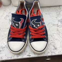 Texans Shoes Unisex Converse Style 