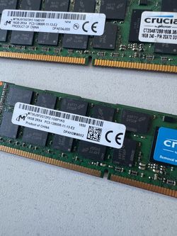 3x Micron 16GB DDR3 ECC Server RAM – 48GB Total
