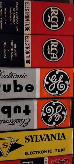 VACUUM TUBES  VINTAGE  NEW  IN BOXES  in AROUND 400  TUBES