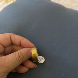 Men’s Fashion Stainless Steel Wedding Band Size 10