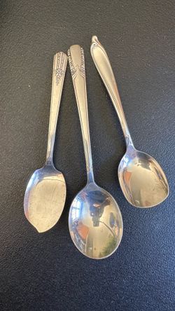 Silver coated Serving Spoons - Set of 3