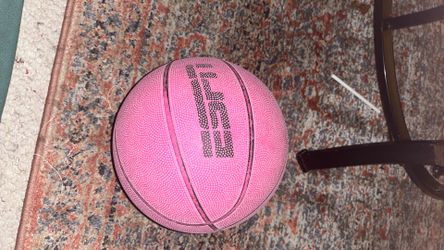 This is a basketball that was found at the Los Angeles Lakers game