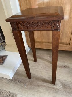 24 Inches - Height - 12 1/2 Wide WOOD Table