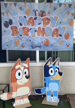 Bluey and Bingo Party Decorations