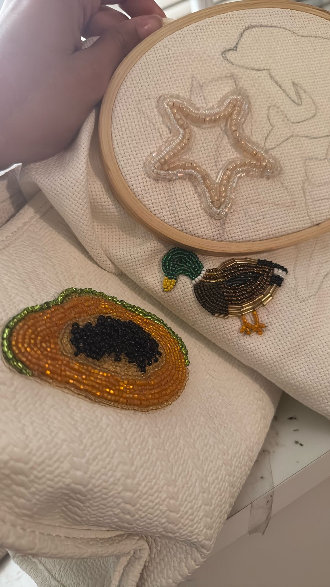 Custom Beaded Patches by Sofia 🌺🤍