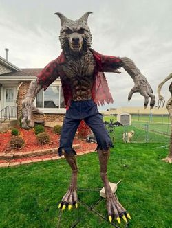 Home Depot 9.5’ Animated Immortal Werewolf Animatronic Halloween