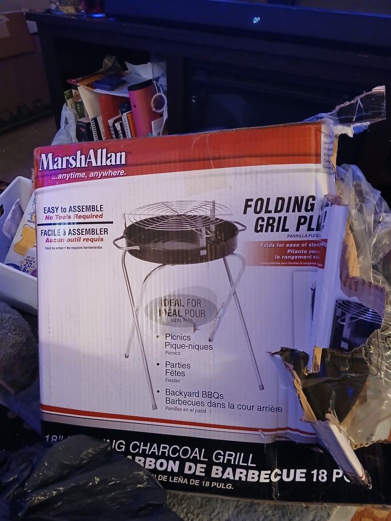 Portable Fold Up Grill Good For Camping 20.00