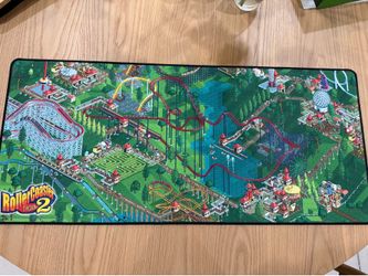 Roller Coaster Tycoon Under Construction Desk Mat Fangamer