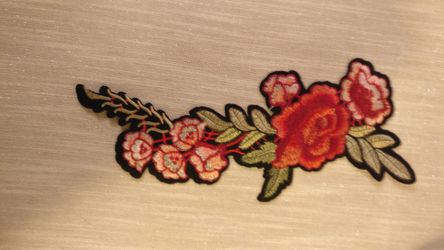 Embroidery iron on patch great for Jeans or T-shirt