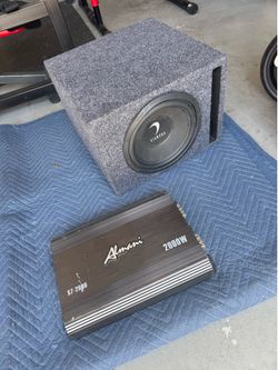 10” Subwoofer w/ BOX+ Amp