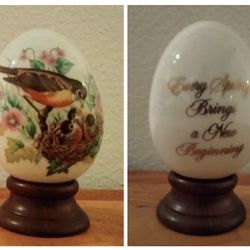 Vintage Porcelain Egg 