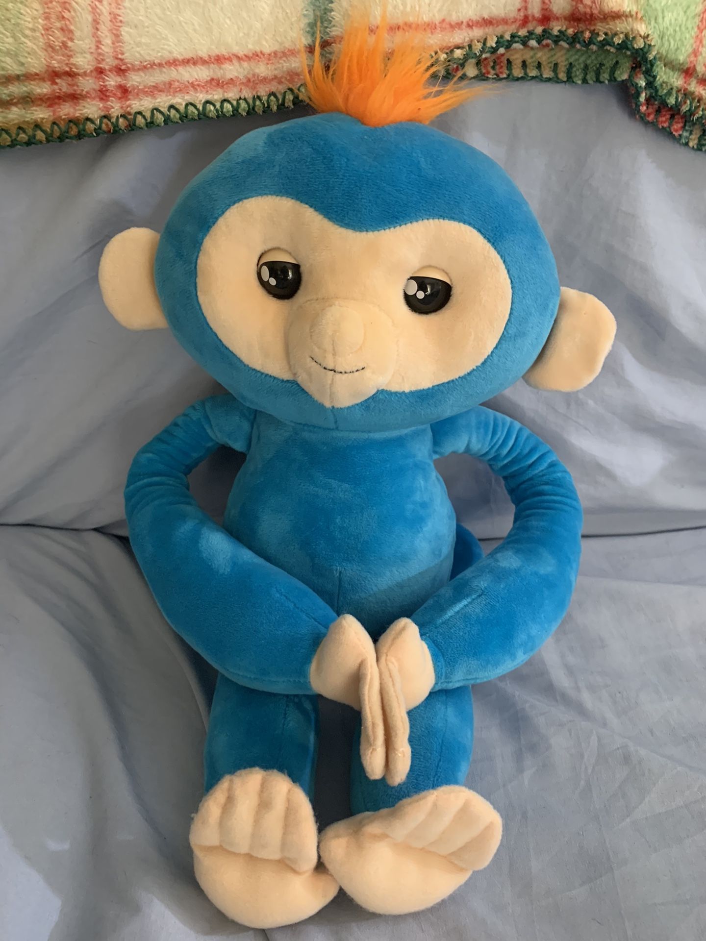 Fingerling Stuffed Blue Monkey