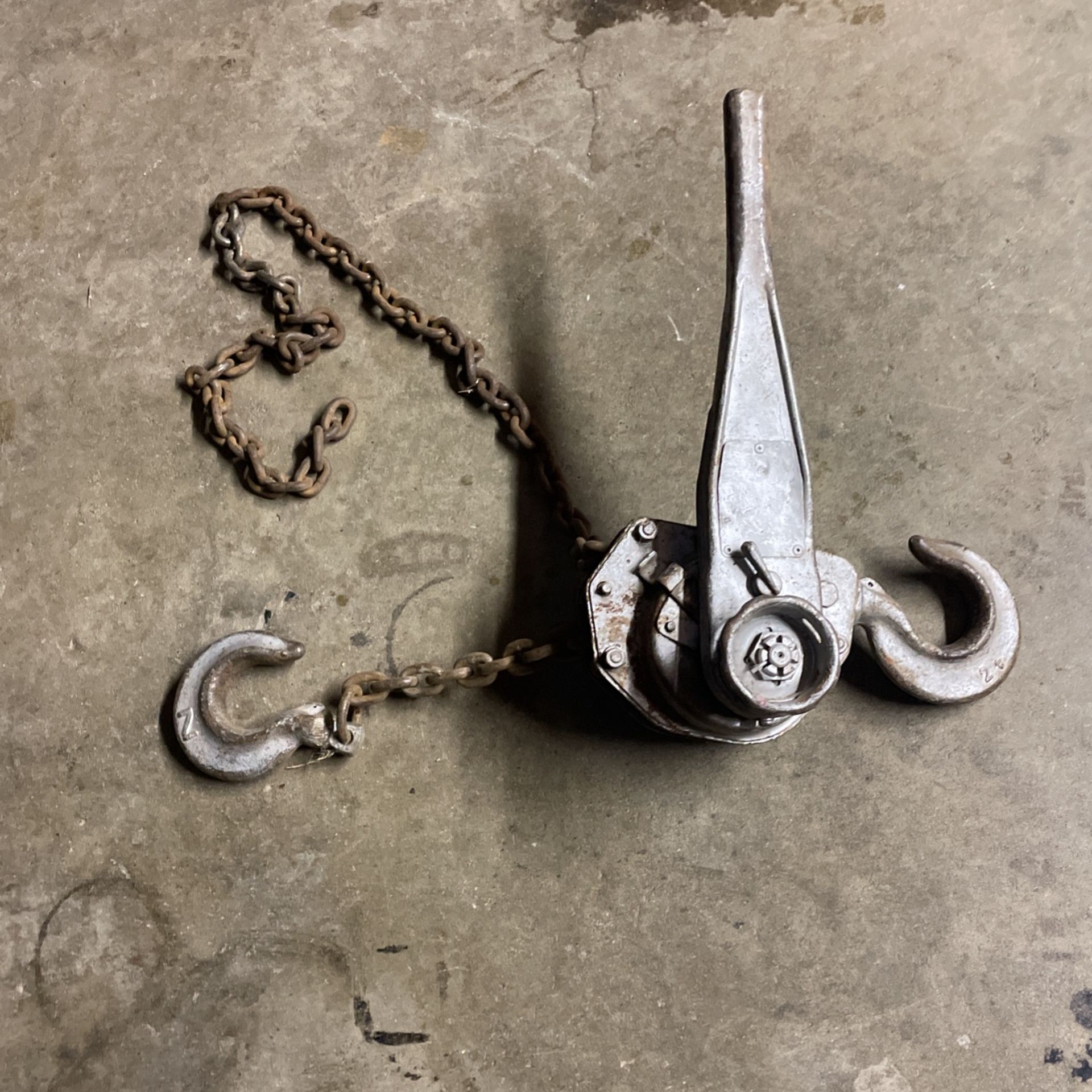 Large Industrial Chain Come along Winch