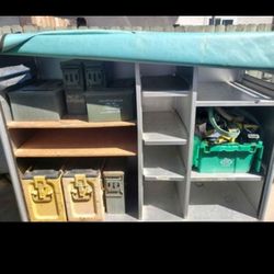 2 Industrial Aluminum Techni Quip Carts 66x60x24 Both For $365